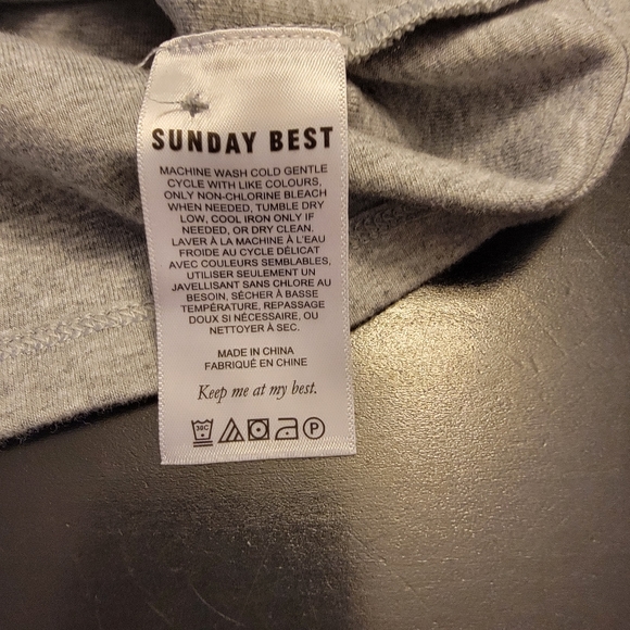 Sunday Best grey crop top - Picture 6 of 7